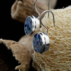 Cercei din argint, cu opal nobil 8 Cercei din argint, cu opal nobil Produs