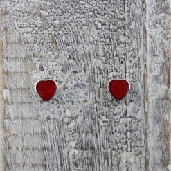 Cercei din argint, cu sidef rosu Produs