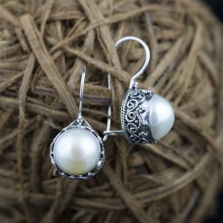 Cecei din argint, cu perla 6 Cecei din argint, cu perla Produs