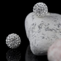 Cercei din argint, cu cristale Produs