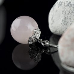 Pandantiv din argint si cuart roz 6 Pandantiv din argint si cuart roz Produs