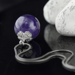 Pandantiv din argint, cu ametist