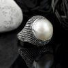 Inel din argint si perla Produs