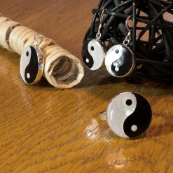 Set Ying Yang din argint