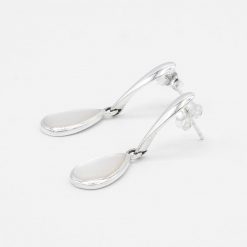 Cercei din argint cu sidef translucizi 9 Cercei din argint cu sidef translucizi