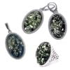 Set cadou bijuterii chihlimbar verde 2 Set bijuterii cadou chihlimbar verde